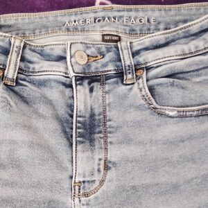 American Eagle Outfitters Soft Knit Light Blue Jeans